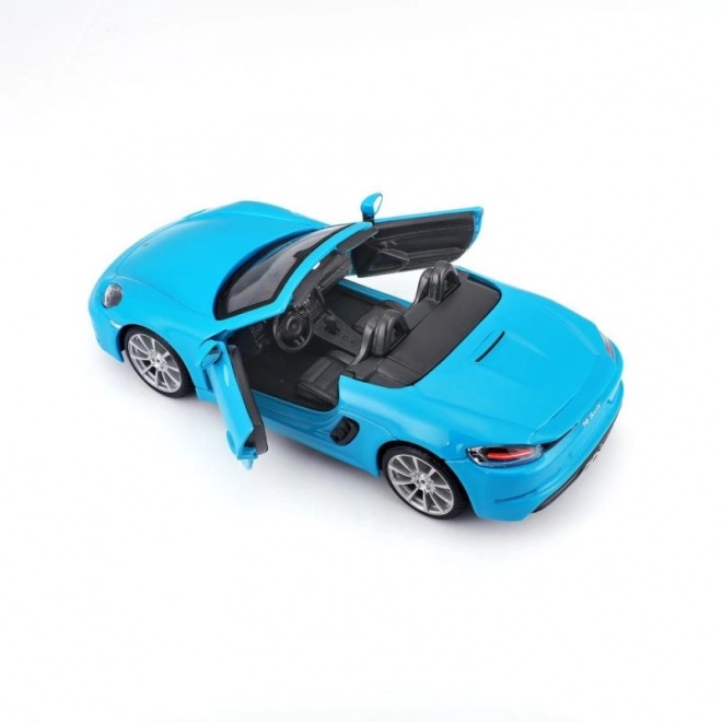 Modello Porsche 718 Boxster Scala 1:24 Blu