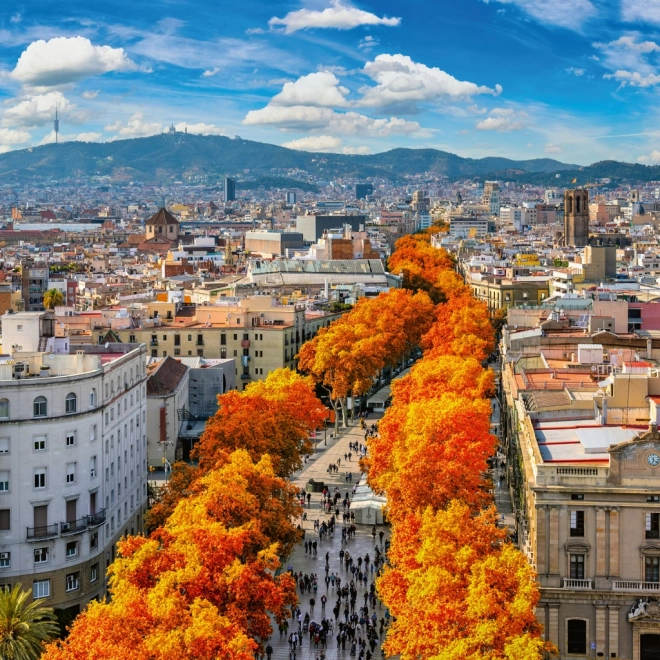 Calendario per appunti Barcellona 2026, 30 x 30 cm