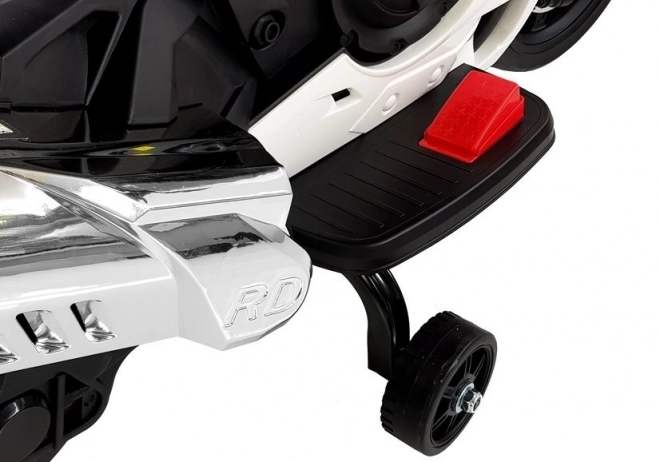 Moto elettrico per bambini bianco