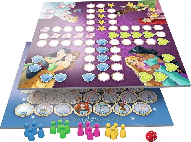 Gioco 2 in 1 Ludo / Serpenti e Scale, Principesse Disney