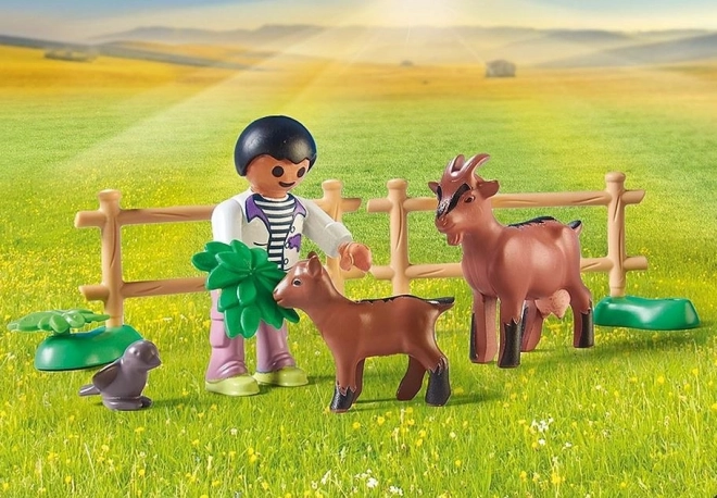 Trattore con rimorchio e serbatoio d'acqua PLAYMOBIL