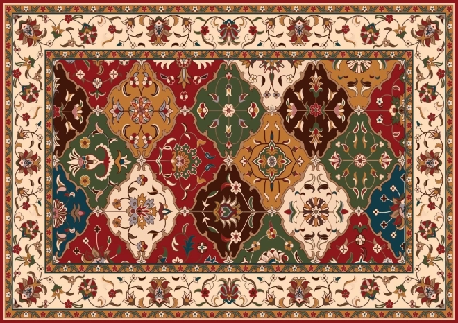 Puzzle Fiori Anatolici su tappeto 1000 pezzi