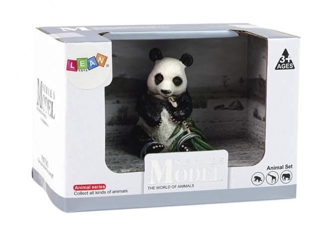 Figurina Collezionabile Panda Gigante con Bambù