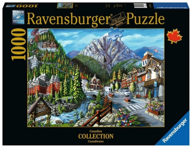 Puzzle Ravensburger Benvenuti a Banff 1000 pezzi