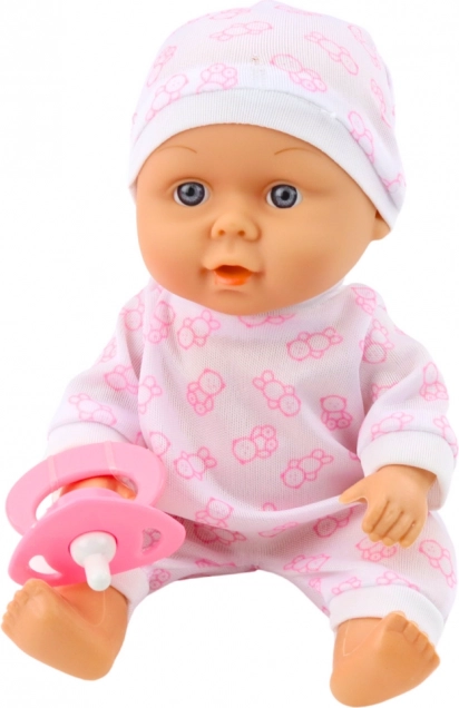 Bambola Neonato con Marsupio Pigiama Cappellino Tettarella Rosa