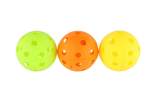 Pallina da Floorball 3 Pezzi in Plastica 7cm