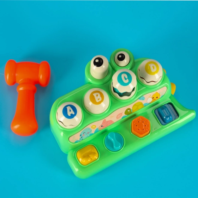 Gioco interattivo con martello Coccodrillo per bambini 18m+