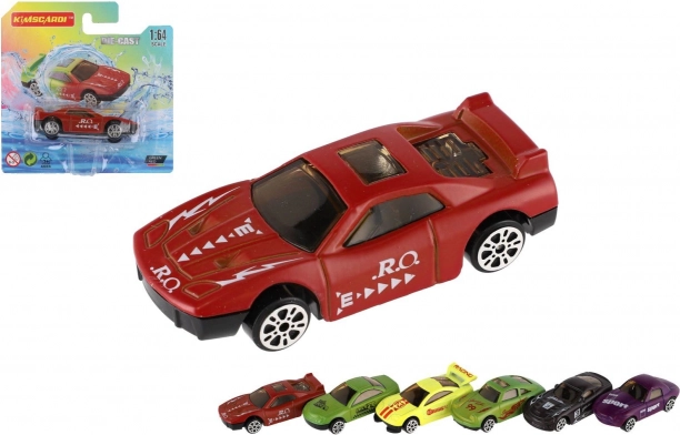 Auto che cambia colore con corsa libera 7 cm - 6 tipi