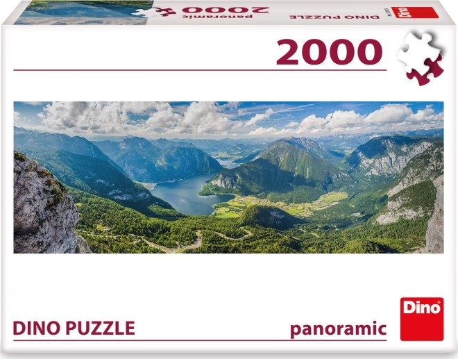 Puzzle panoramico vista sulle Alpi 2000 pezzi