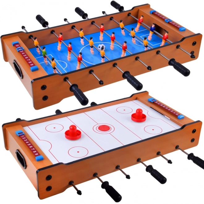 Gioco di società Calciobalilla e Air Hockey 2 in 1