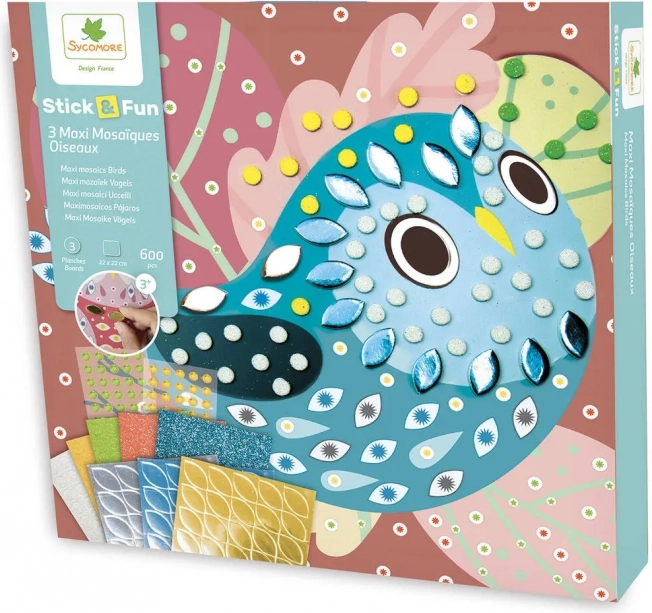 Stick & Fun mosaico Uccelli