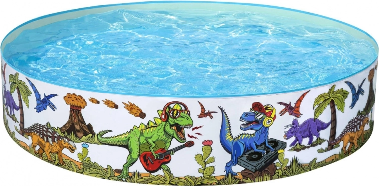 Design giocoso con dinosauri che i bambini adorano