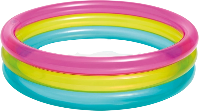 Piscina gonfiabile per bambini arcobaleno 86 × 25 cm INTEX