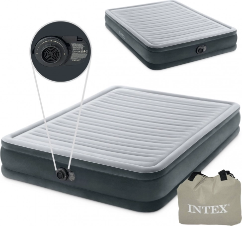 letto gonfiabile con pompa integrata 203 × 152 cm – matrimoniale Intex