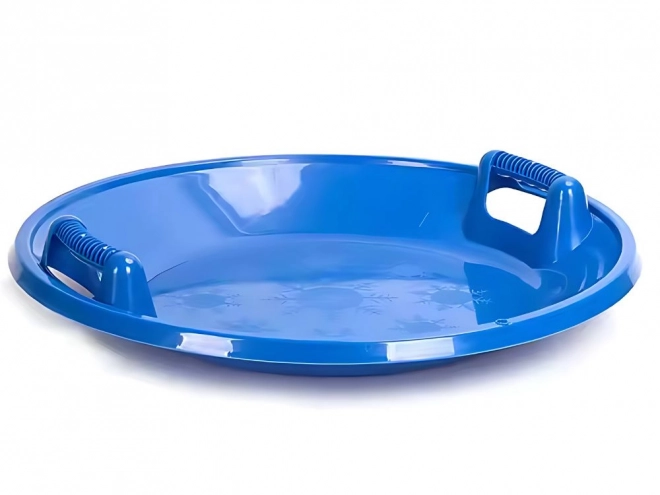 Grande slitta rotonda in plastica 62cm