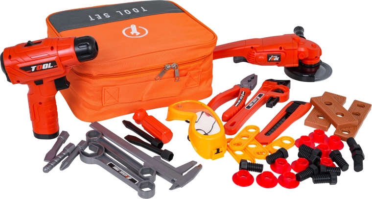 Ricca dotazione di 42 pezzi per un gioco creativo