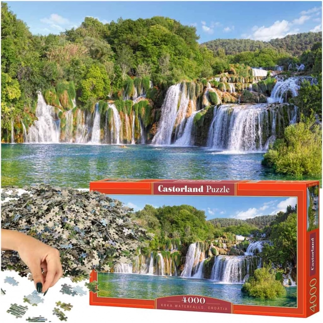 Puzzle 4000 pezzi Cascate Krka Croazia