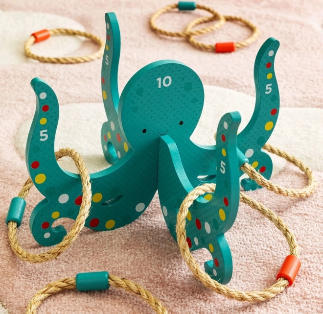 Gioco di Lancio Cerchi Polpo