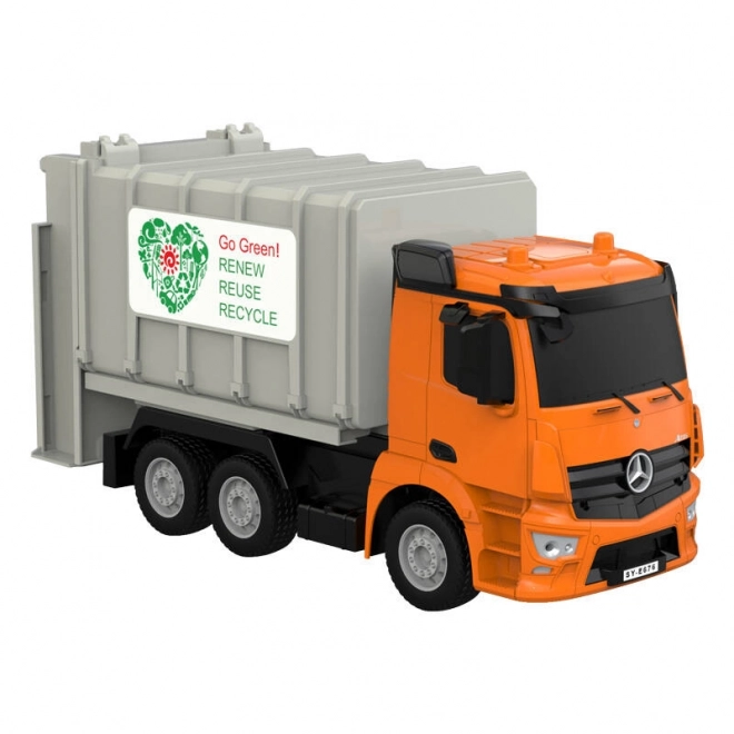 Camion della Spazzatura Radiocomandato Mercedes-Benz Antos 1:26