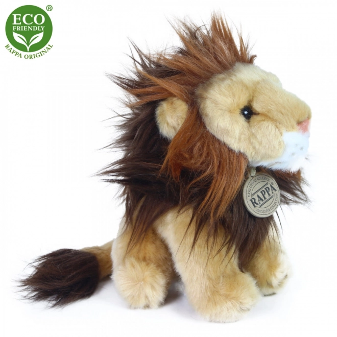 Leone Seduto di Peluche Eco-Friendly 18 cm