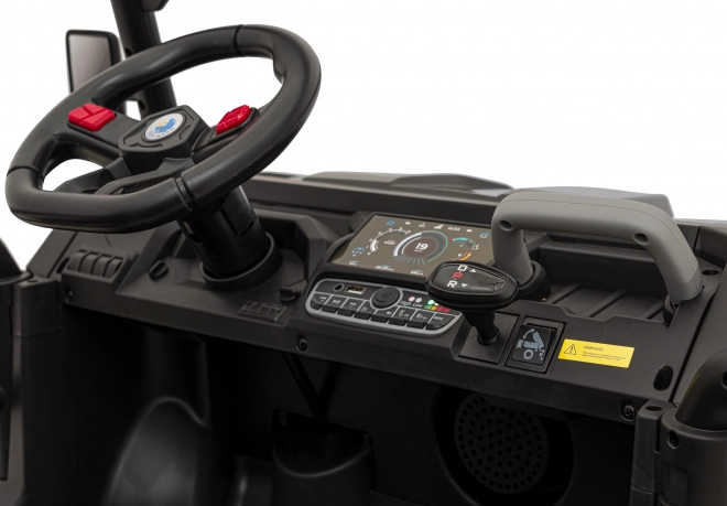 Auto Pick-Up Speed 900 pro bambini nero + trazione 4x4 + pompa mobile + vano bagagli + telecomando + pala + LED audio