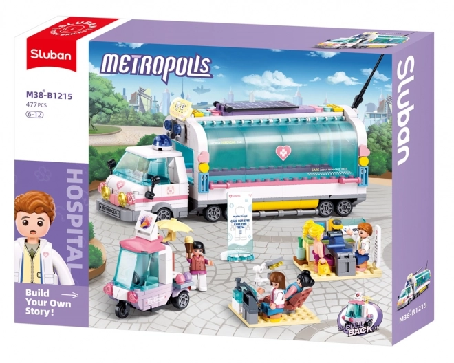 Sluban Metropolis Furgone di Servizio Mobile