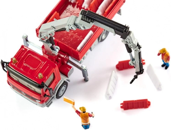 Gru girevole con snodo e gancio