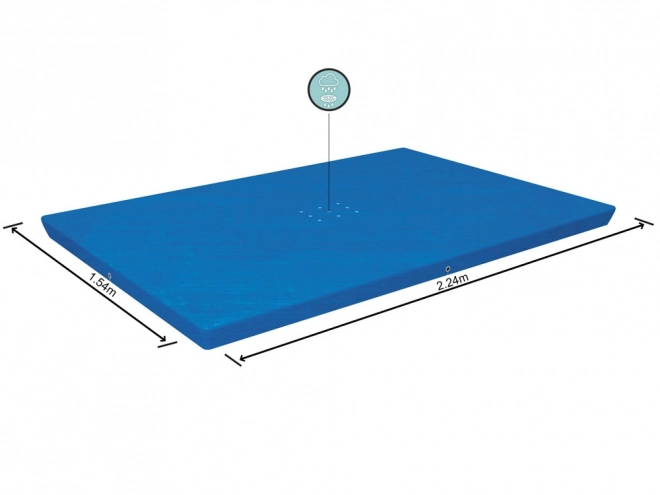 Copertura protettiva per piscina Bestway 224 x 154 cm