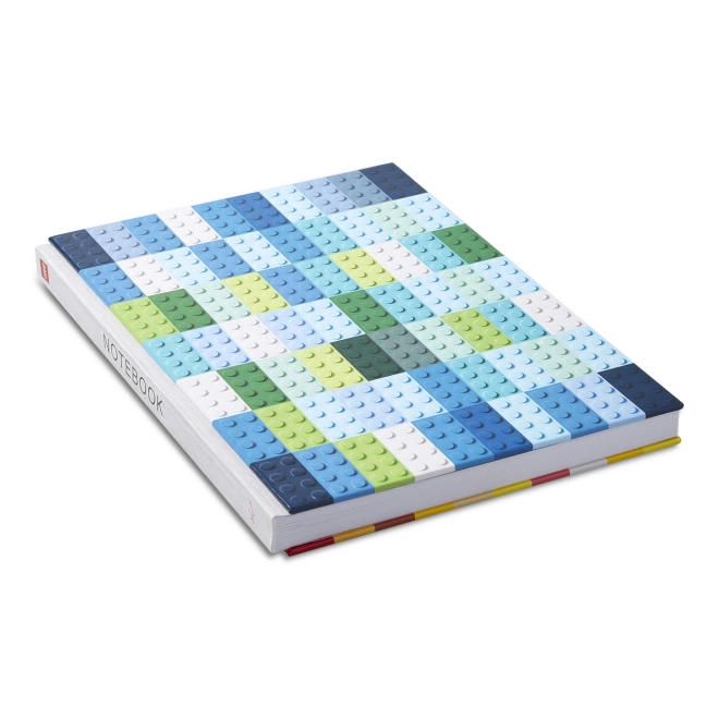 Iconico design LEGO con goffratura in rilievo