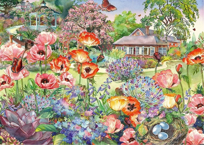 Puzzle Giardino Fiorito 1000 Pezzi