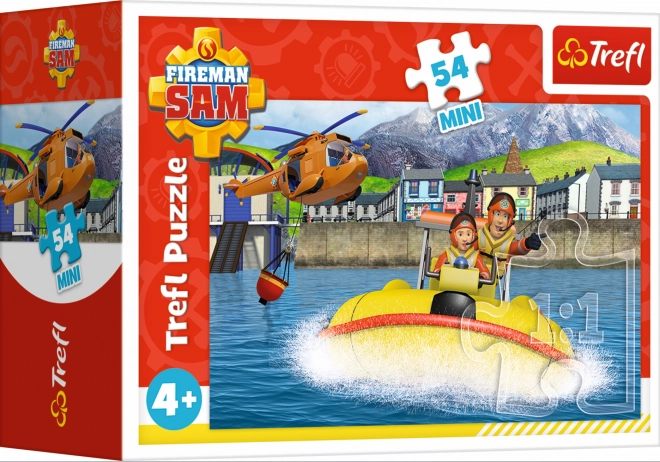 Puzzle 54 Pezzi - Sam il Pompiere in Azione