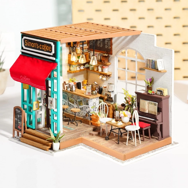 Robotime miniatura casa Caffetteria