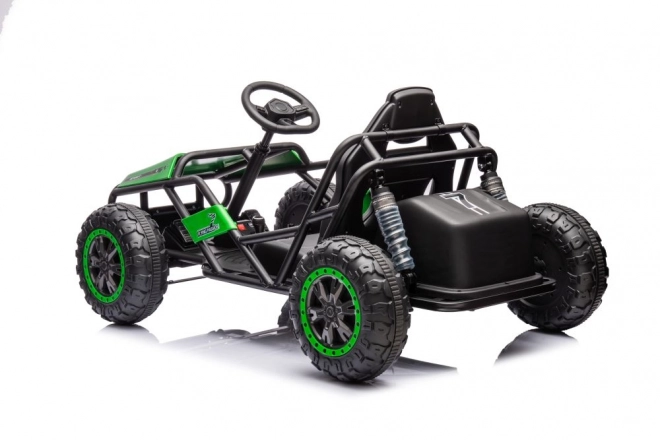 Auto elettrica per bambini Buggy Verde 24V