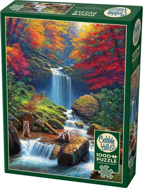 Puzzle Cascate misteriose in autunno 1000 pezzi