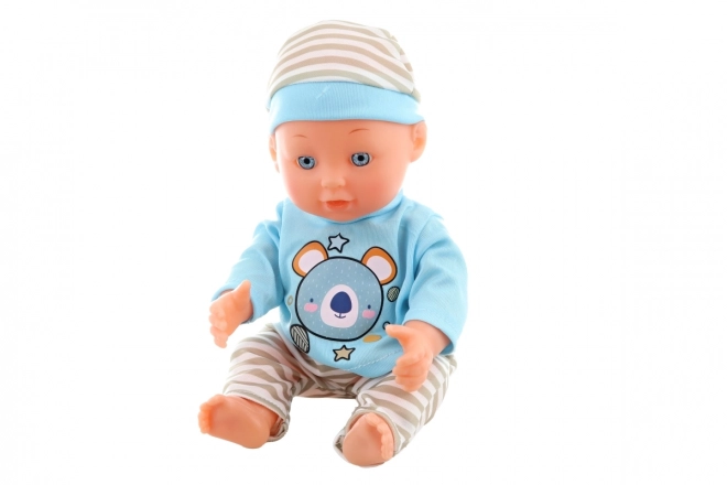 Bambino che fa la pipì con accessori 30 cm