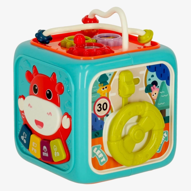 Cubo educativo interattivo Bibi-Inn 6in1 blu