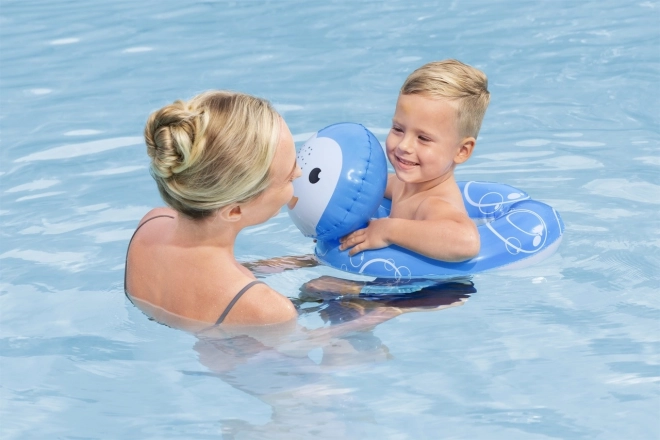 Ciambella gonfiabile a forma di pinguino per bambini 3-6 anni – Pinguino