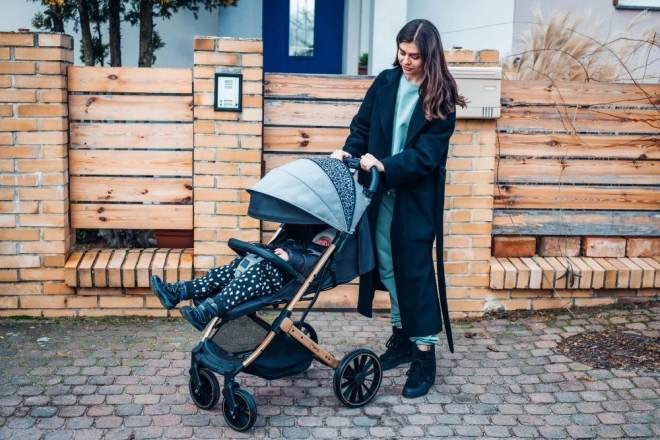 Passeggino Sportivo MoMi Estelle Dakar Grigio Giungla