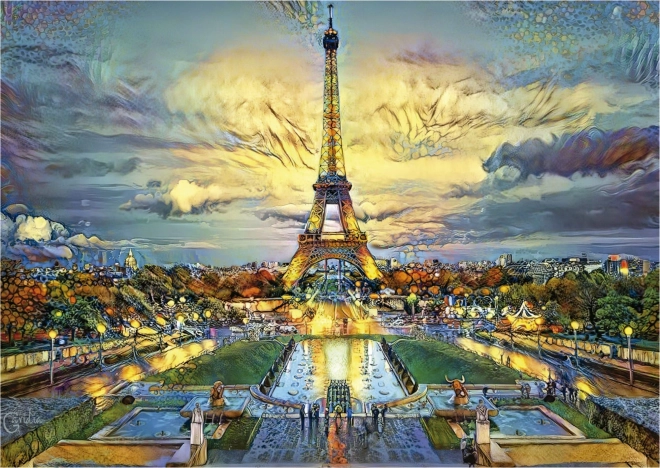 Puzzle Torre Eiffel 500 pezzi