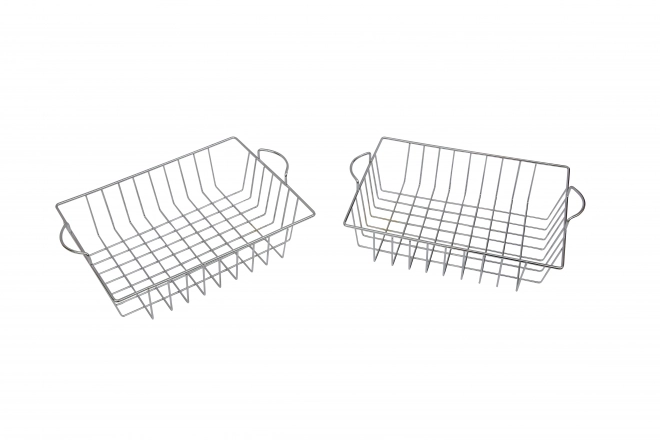 Set di 2 Cestini Metallici per Cucina Giocattolo Masterkidz