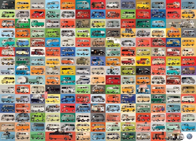 Puzzle Volkswagen Groovy Bus 1000 Pezzi