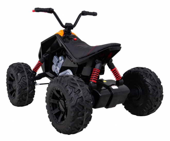 Quad Lucky Seven a batteria nero + ruote EVA + avvio lento + LED + MP3 USB
