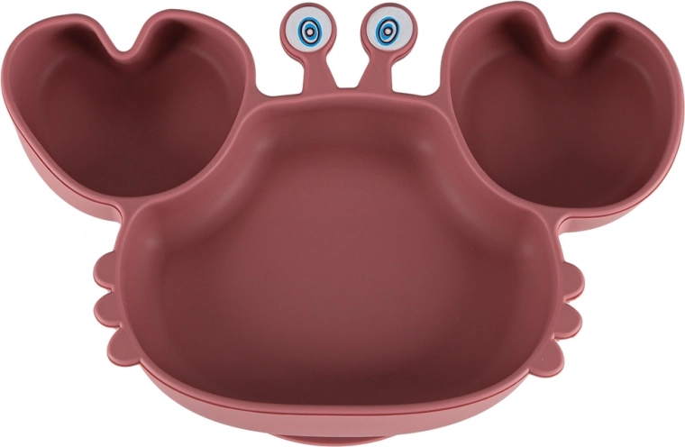 Piatto a granchio con scomparti e forte ventosa