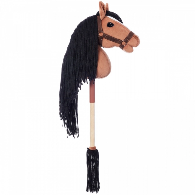 Cavallo a bastone Hobby Horse HOPPIHORSE marrone scuro