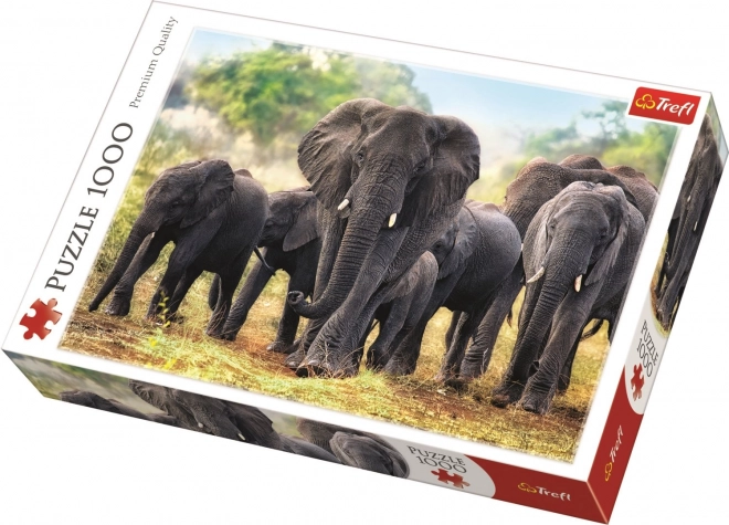 Puzzle Elefanti Africani 1000 Pezzi