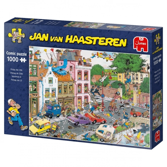 Puzzle JUMBO venerdì 13 con 1000 pezzi di Jan van Haasteren