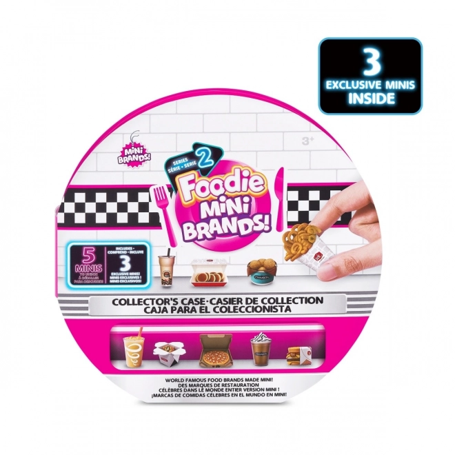 Valigetta da collezione Figurine Foodie Mini Brand Serie 2