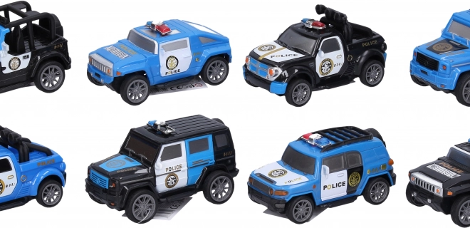 Auto d'intervento della polizia a trazione posteriore 10 cm