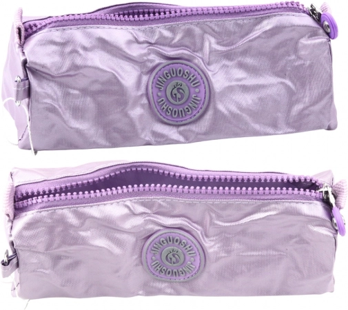 Astuccio scolastico con un compartimento viola