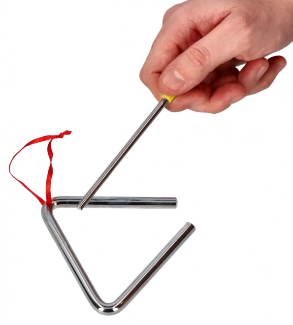 Triangolo musicale in metallo